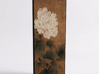 牡丹挂画装饰品