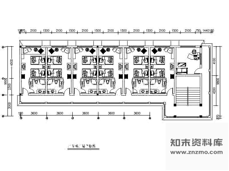 施工图某知名酒店客房装修图