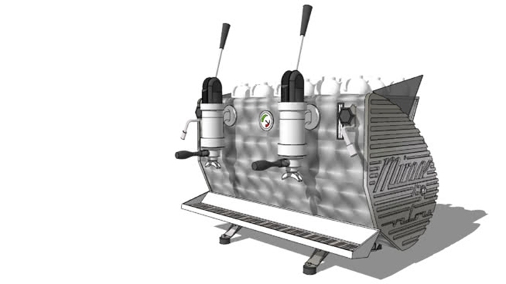 咖啡机 草图大师模型