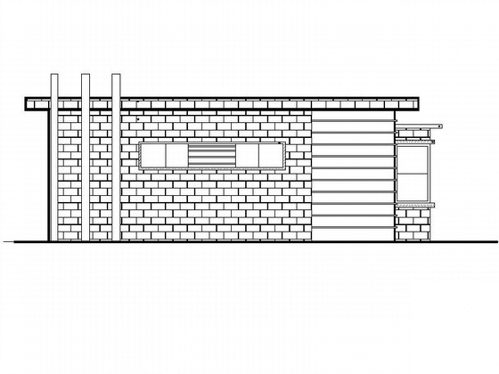 [延安]某公厕建筑施工图