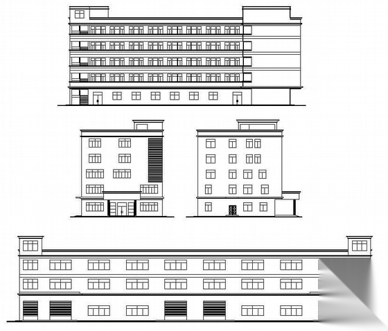 [东莞]某工厂多层厂房、宿舍、办公楼全套建筑施工图