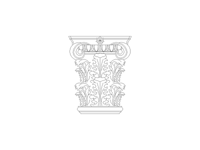 雕塑装饰构件 欧式家具图块