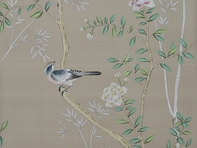 degournay-花鸟壁纸(66) 中式花鸟壁纸