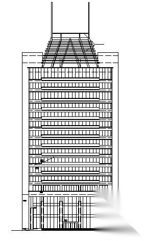 某十八层办公楼建筑方案图