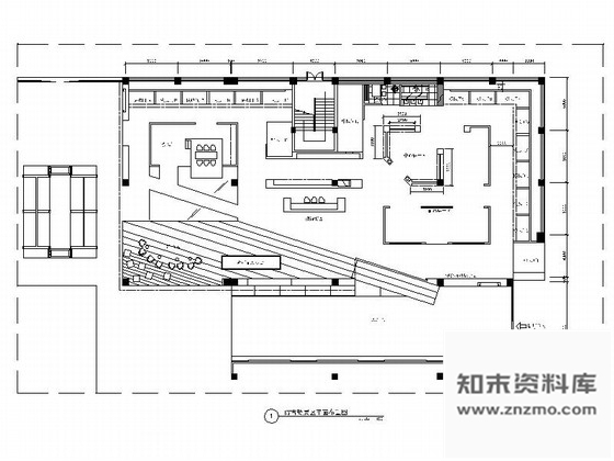 施工图广东某名品陶瓷展厅室内装修施工图含实景