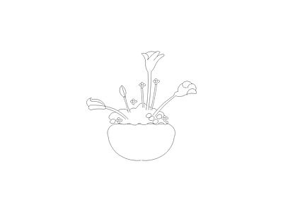 种绿植盆栽图块 植物