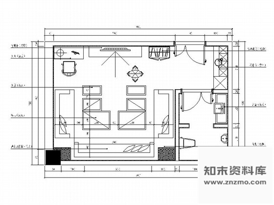 施工图北京豪华国际高档KTV包厢室内设计施工图