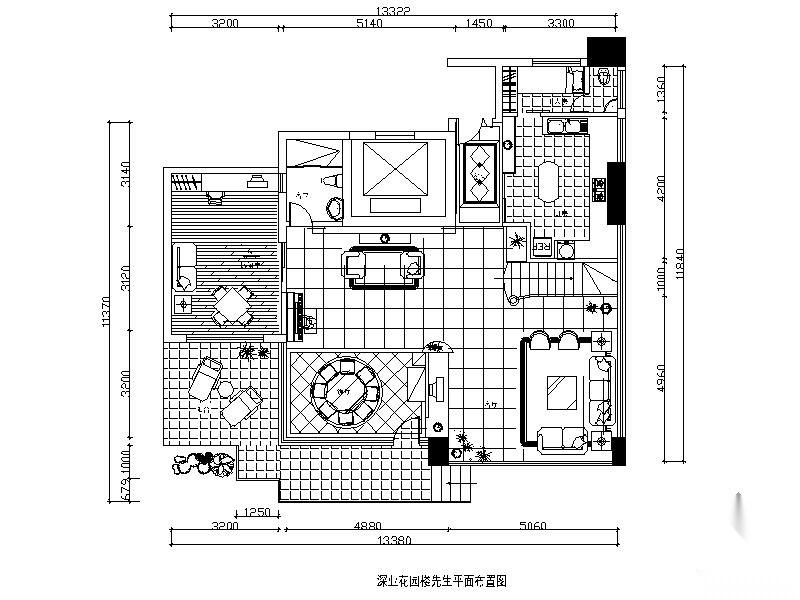 某休闲别墅全套装修图