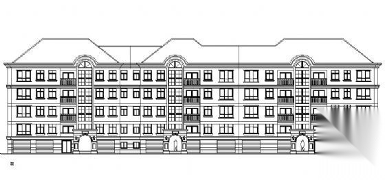 某小区10号住宅建筑方案图纸