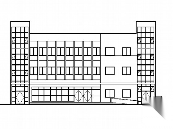 [自贡市贡井区]某三层医院建筑施工图