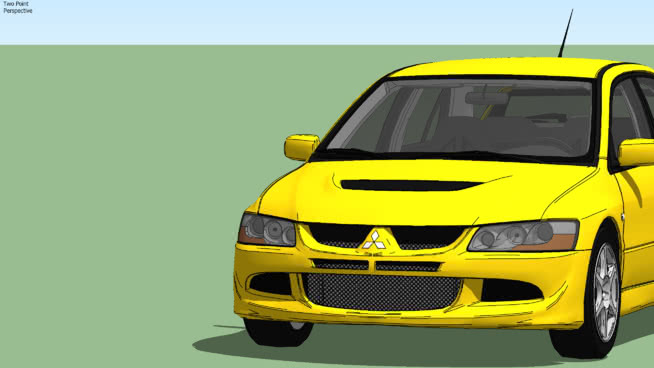 三菱Lancer Evolution VIII GSR 2004 出租车（美式） 汽车 跑车 赛车 小型皮卡