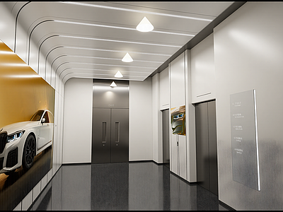 现代电梯厅