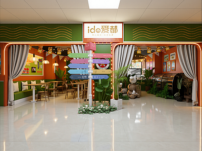 东南亚奶茶店