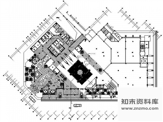 施工图山西某科教文交流中心大堂室内精装修图