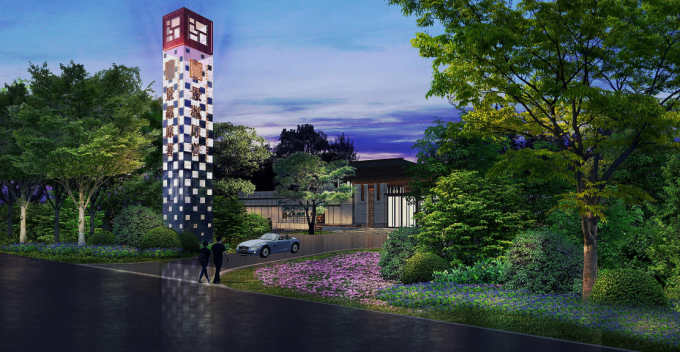 [北京]新中式文脉山水园展示区景观设计方案（附实景图） 居住区景观