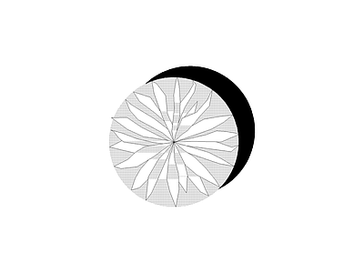 填充图案 现代植物图块