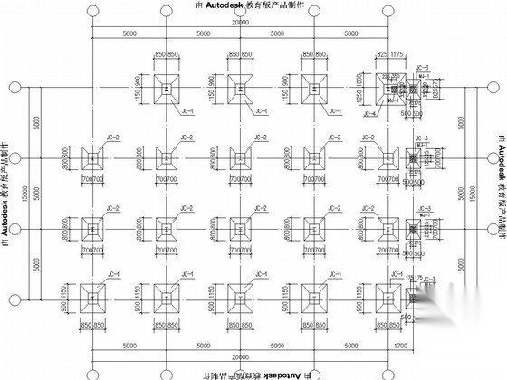 很全面的钢结构自行车棚结构施工图