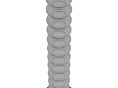 螺旋柱状装饰结构