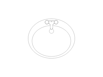 卫浴设施 现代家具图块别墅家具图块施工图