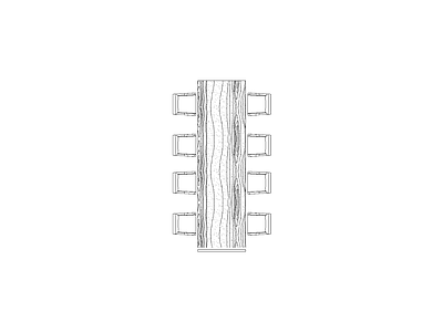 桌椅 办公家具模块
