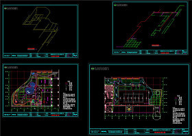 给排水施工图CAD景观图纸 园林景观给排水 给排水图
