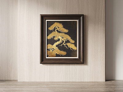 设计感松树挂画挂画