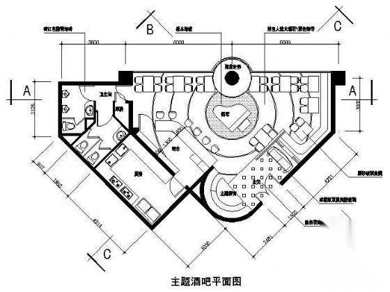 某主题酒吧装修图