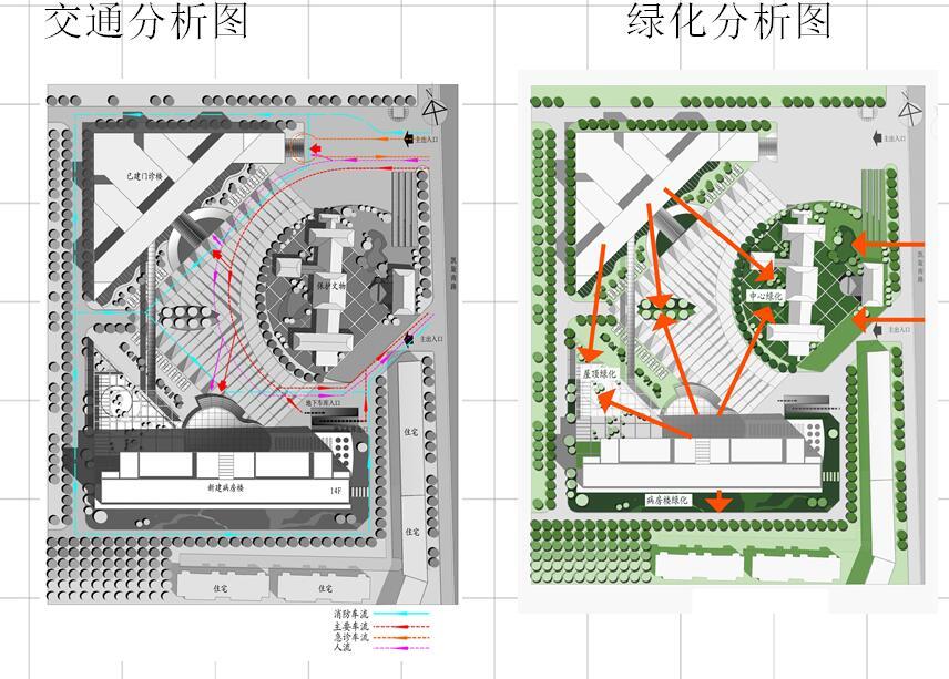 [河南]第一人民医院病房楼方案设计规划