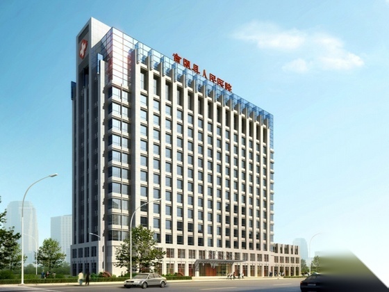 [宣恩县]某人民医院住院部门诊楼方案设计