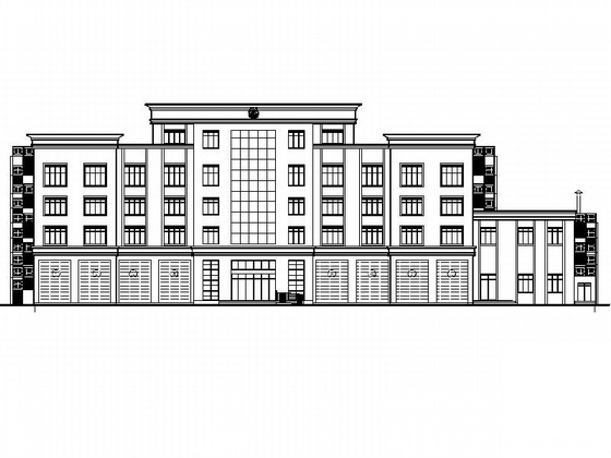 [西宁]某消防站建筑施工图