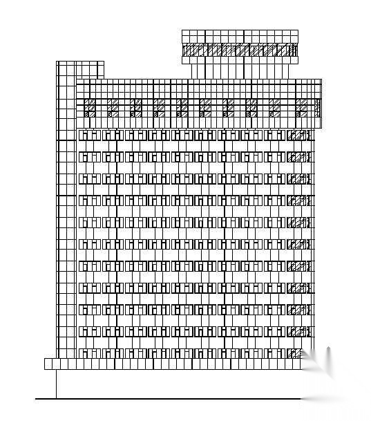 [山西]某研究院铝塑板外立面装饰工程建筑施工图