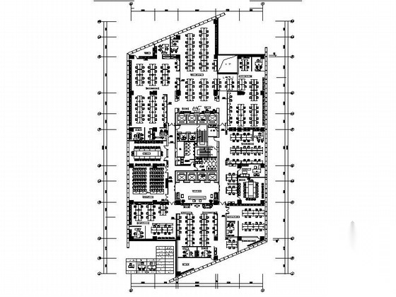 [河南]高档办公楼现代办公室装修施工图