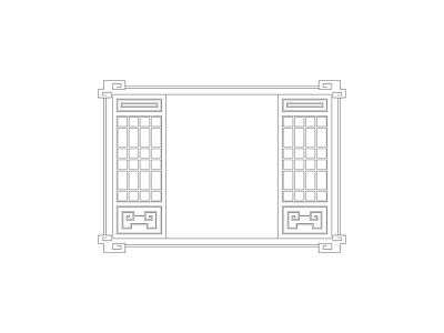 柜子 中式家具图块