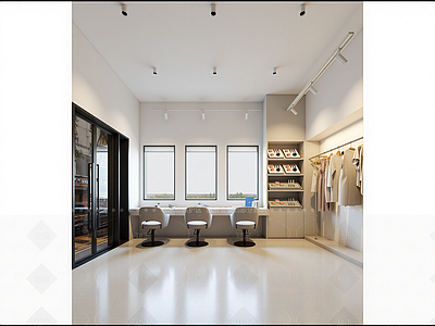 现代服装店