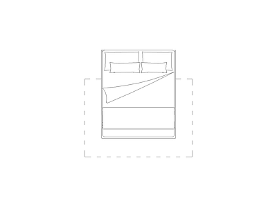 床 室内家具装饰综合图块