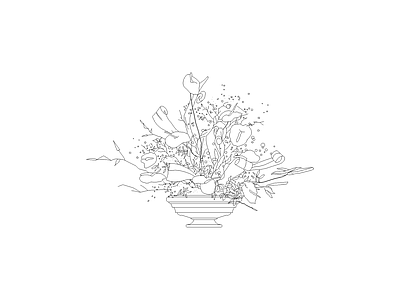 种绿植盆栽图块 植物