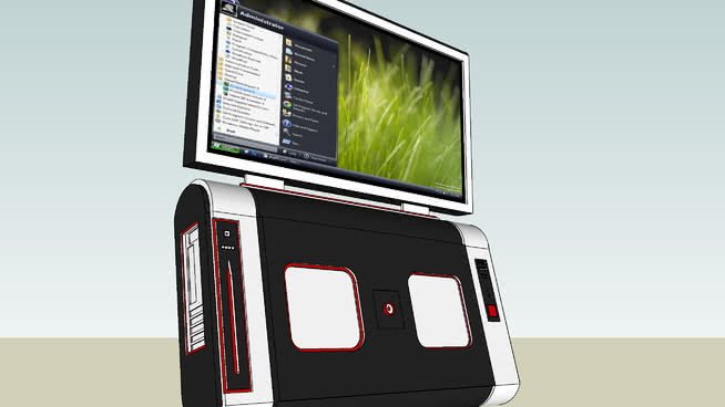 拼装式PC机 显示器 机 垃圾箱 掌上智能设备
