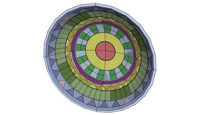 彩色玻璃穹顶 盘子 鼓 游乐场 地球仪 指南针