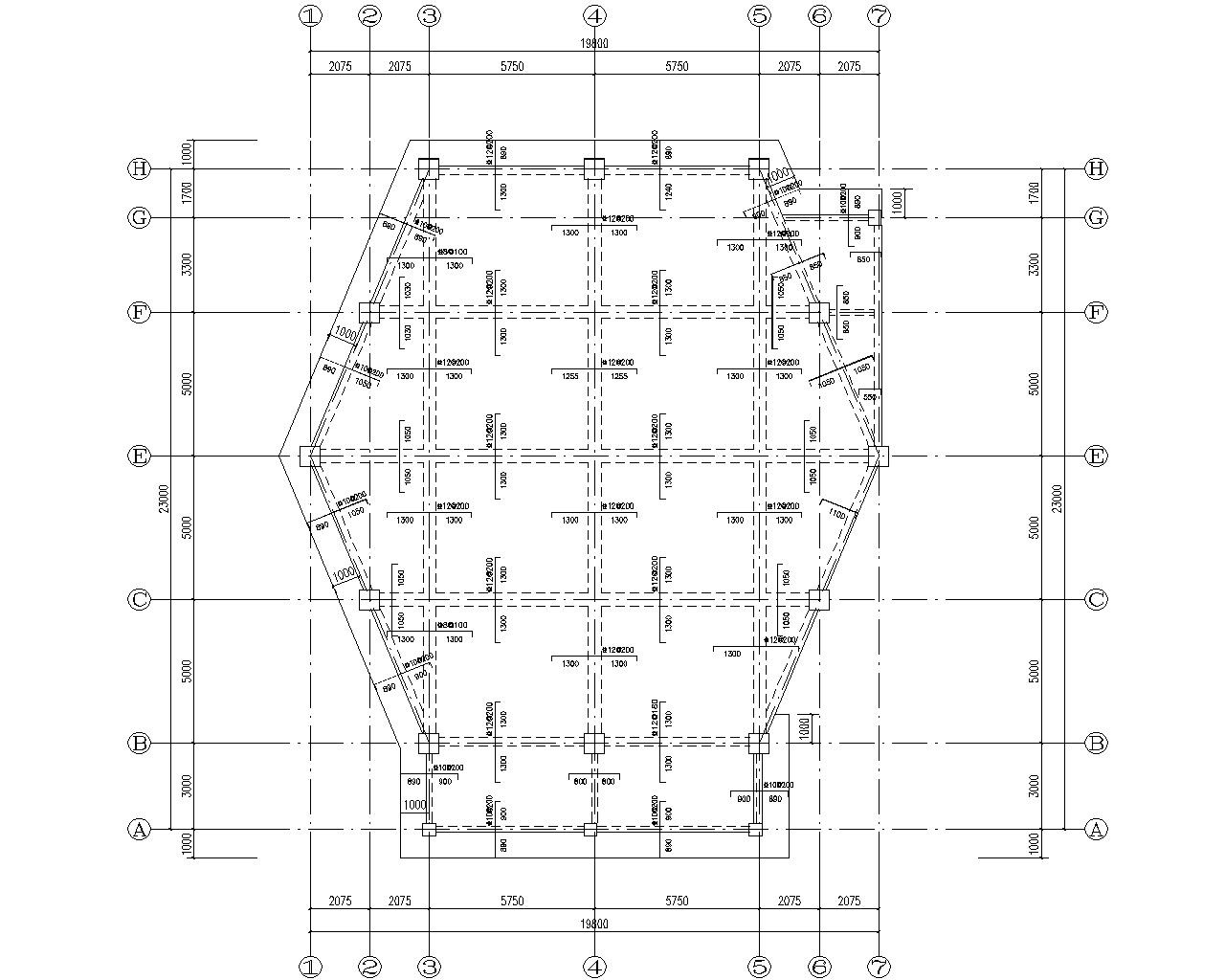 中学阶梯教室结构 施工图
