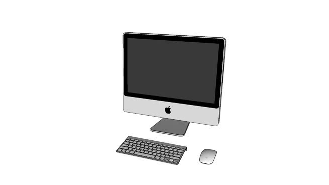 苹果iMac 20英寸 显示器 鼠标 监视器