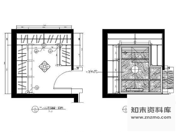 图块/节点主人房衣帽间详图