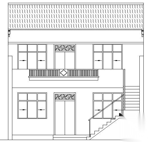 山西某二层农居（丰安居）建筑结构施工图