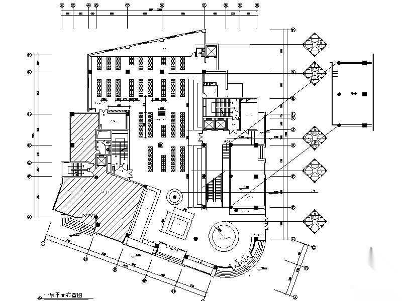 [重庆]某办公楼装饰施工图（医药公司部分）