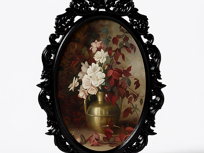 欧式雕花挂画装饰