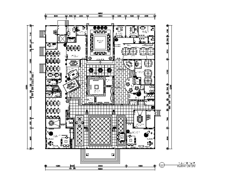[浙江]整套办公楼设计CAD施工图(含效果图)