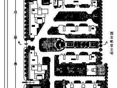 [西安]某小区景观设计图 居住区景观