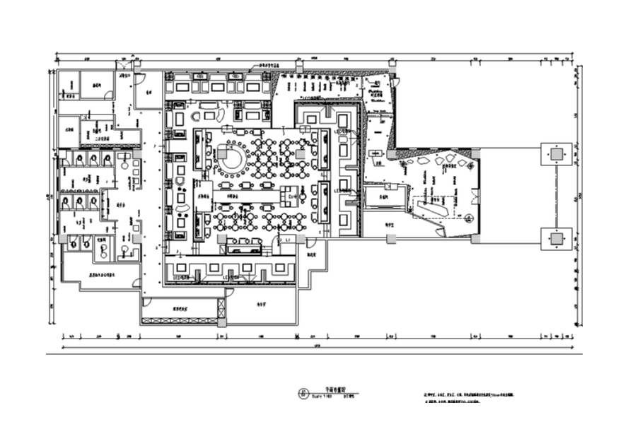 [四川]weclub酒吧空间设计施工图