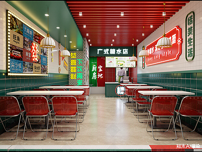 现代快餐店