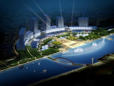 [北京]某运河城市景观设计方案 景观 规划设计