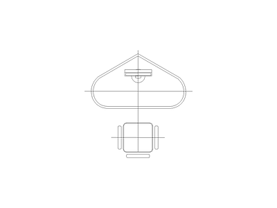 灯具图块 异型办公桌椅